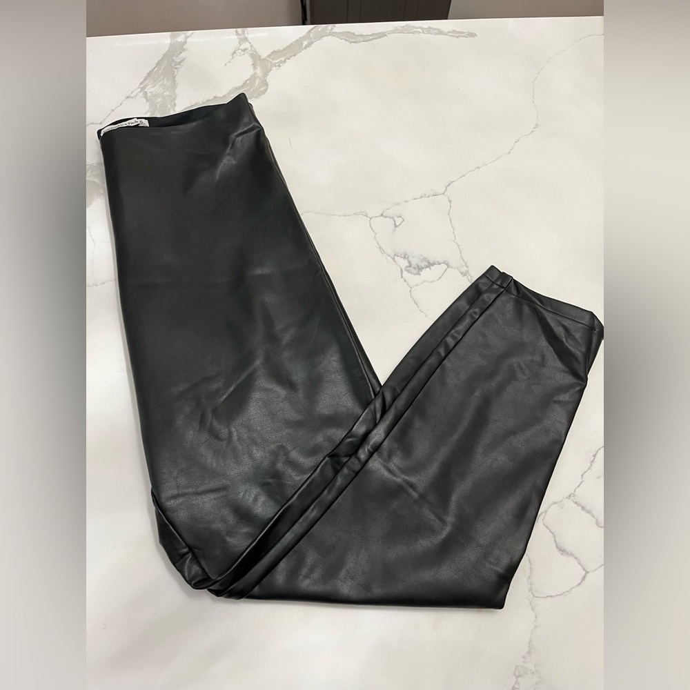 A&F leather leggings